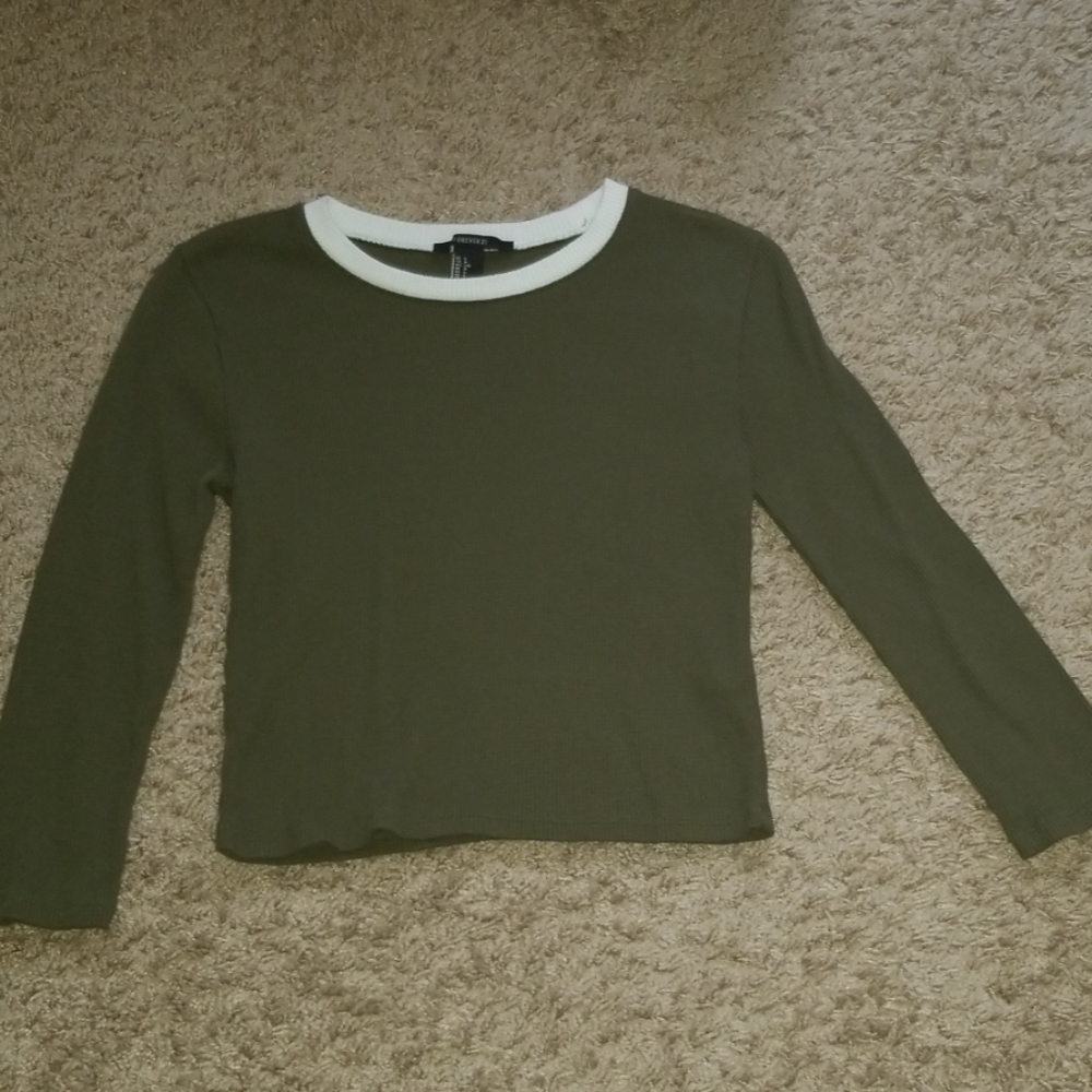 Cropped Green Tee